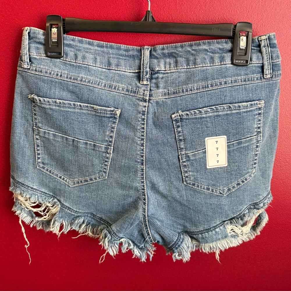 Distressed Jean Shorts - Picture 2 of 3